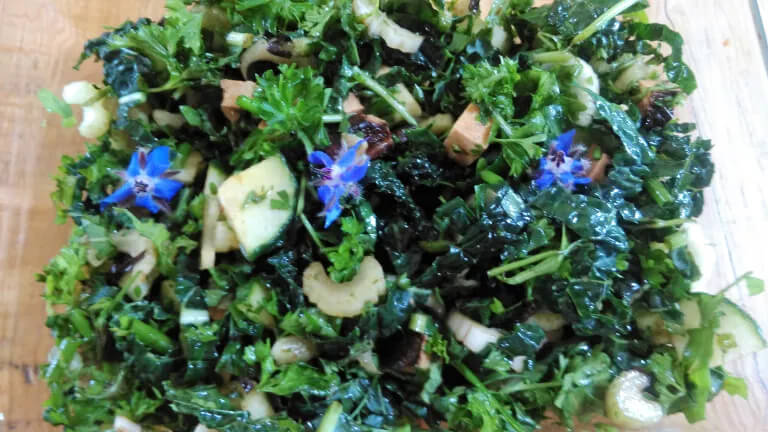 Recipe: All Green Wild Mix Salad